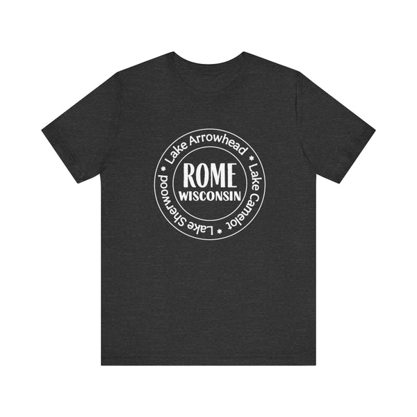 Rome, Wisconsin Tri Lakes Unisex Jersey Short Sleeve Tee
