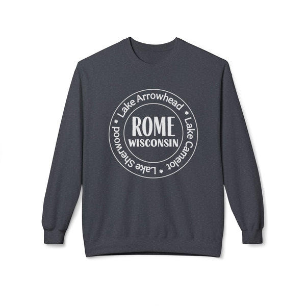 Rome Wisconsin Tri Lakes Fleece Crewneck Sweatshirt