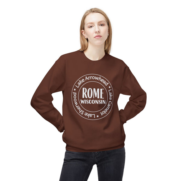 Rome Wisconsin Tri Lakes Fleece Crewneck Sweatshirt