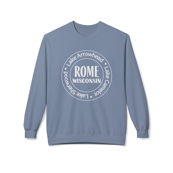 Rome Wisconsin Tri Lakes Fleece Crewneck Sweatshirt