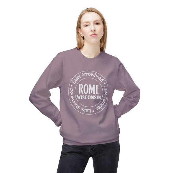 Rome Wisconsin Tri Lakes Fleece Crewneck Sweatshirt