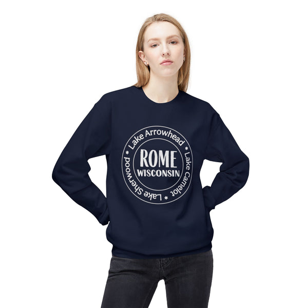 Rome Wisconsin Tri Lakes Fleece Crewneck Sweatshirt