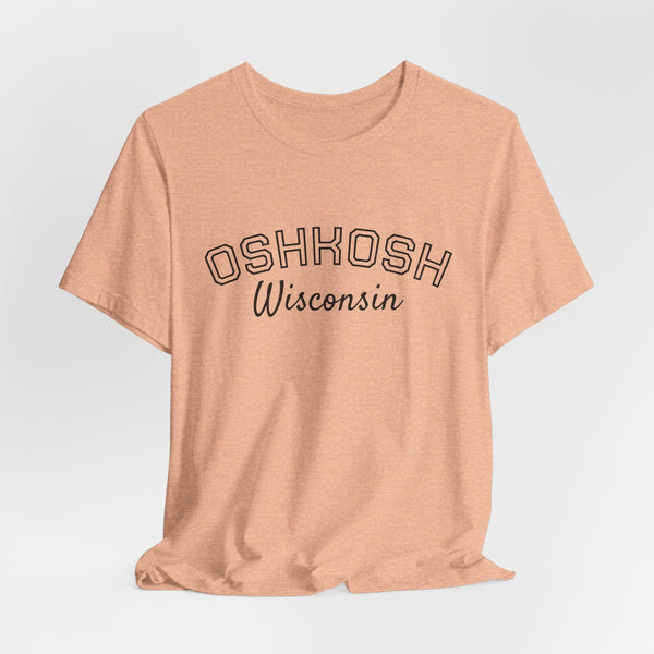 Oshkosh Wisconsin Tee – Vintage College-Style City Shirt