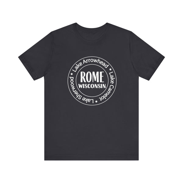 Rome, Wisconsin Tri Lakes Unisex Jersey Short Sleeve Tee