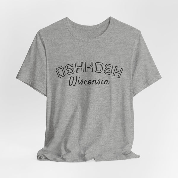 Oshkosh Wisconsin Tee – Vintage College-Style City Shirt