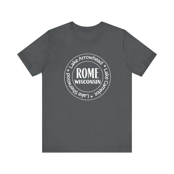 Rome, Wisconsin Tri Lakes Unisex Jersey Short Sleeve Tee