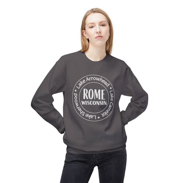 Rome Wisconsin Tri Lakes Fleece Crewneck Sweatshirt