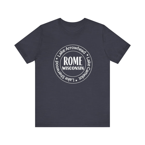 Rome, Wisconsin Tri Lakes Unisex Jersey Short Sleeve Tee