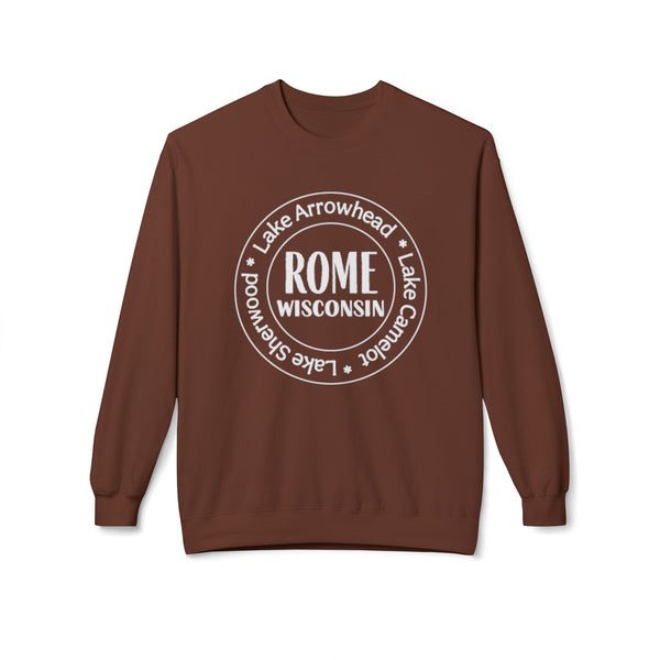 Rome Wisconsin Tri Lakes Fleece Crewneck Sweatshirt