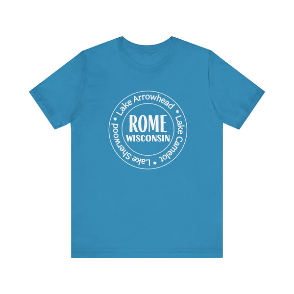 Rome, Wisconsin Tri Lakes Unisex Jersey Short Sleeve Tee