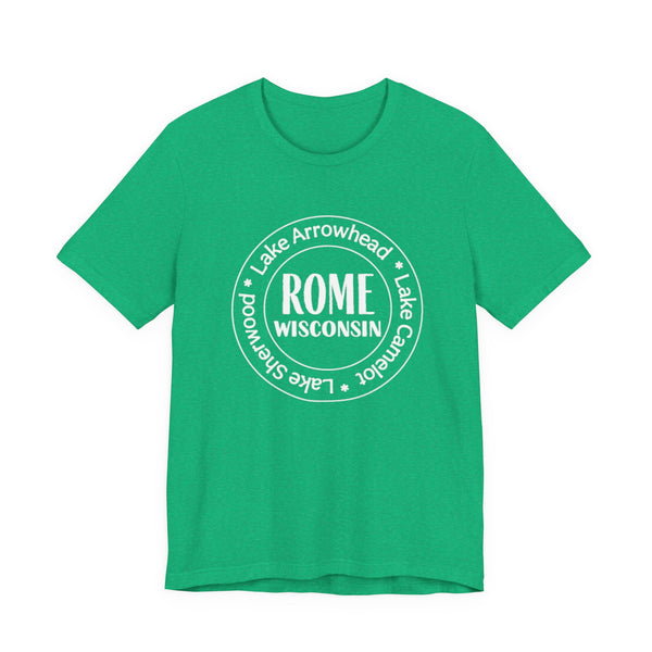 Rome, Wisconsin Tri Lakes Unisex Jersey Short Sleeve Tee