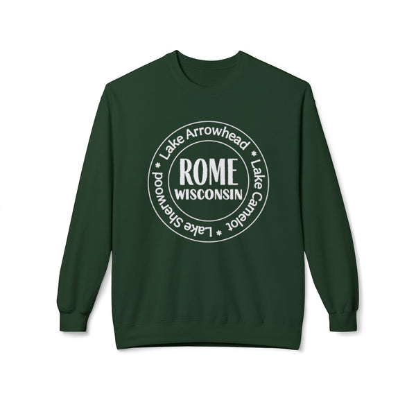 Rome Wisconsin Tri Lakes Fleece Crewneck Sweatshirt