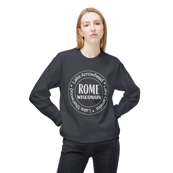 Rome Wisconsin Tri Lakes Fleece Crewneck Sweatshirt