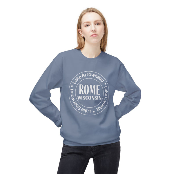 Rome Wisconsin Tri Lakes Fleece Crewneck Sweatshirt