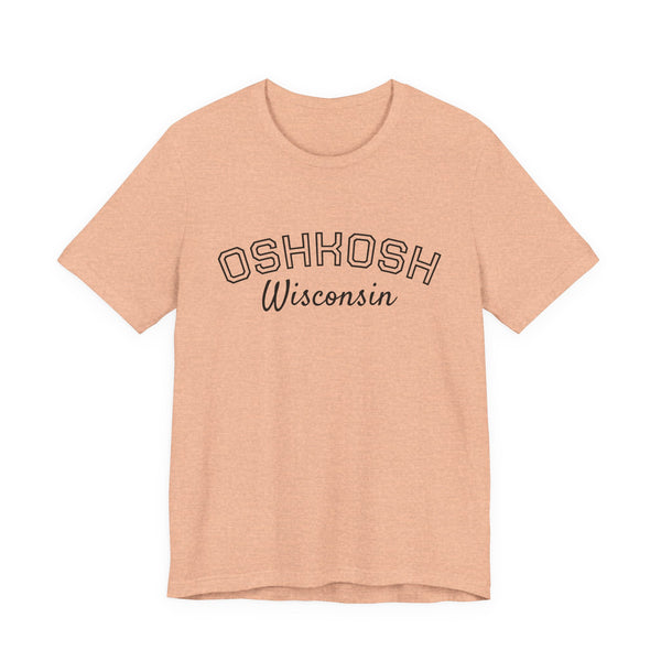 Oshkosh Wisconsin Tee – Vintage College-Style City Shirt