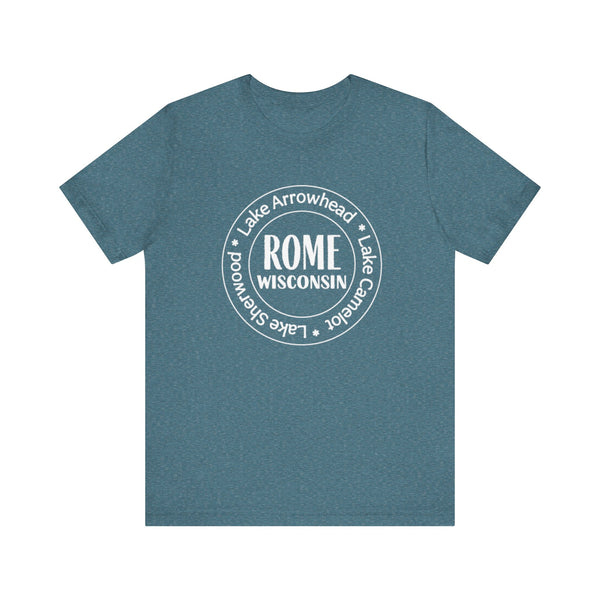 Rome, Wisconsin Tri Lakes Unisex Jersey Short Sleeve Tee