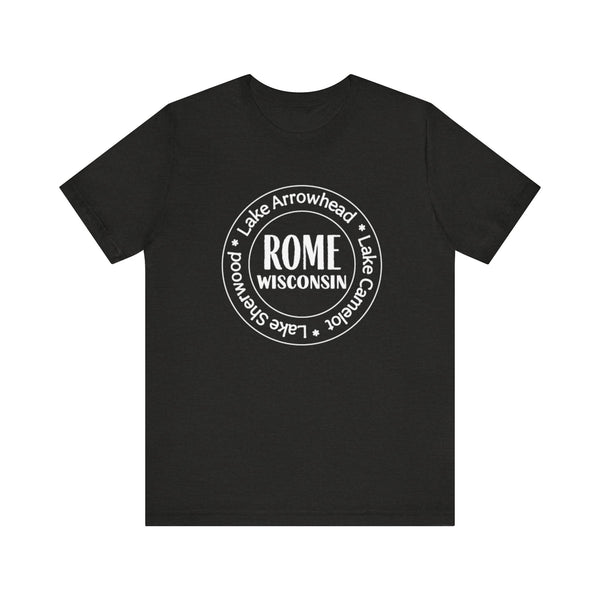 Rome, Wisconsin Tri Lakes Unisex Jersey Short Sleeve Tee