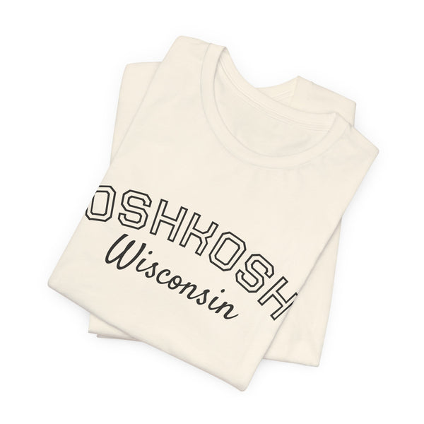 Oshkosh Wisconsin Tee – Vintage College-Style City Shirt