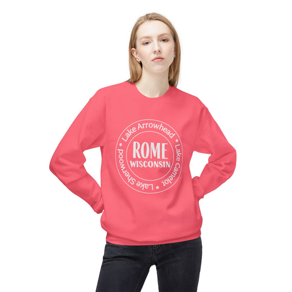 Rome Wisconsin Tri Lakes Fleece Crewneck Sweatshirt