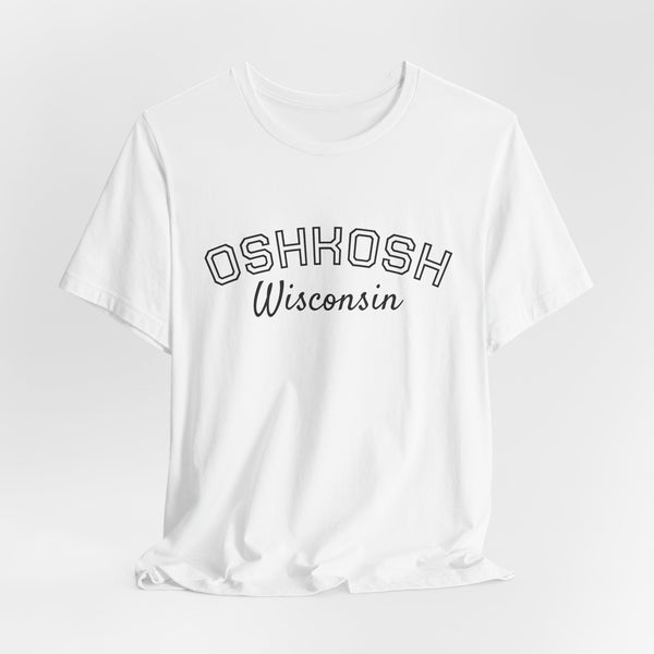 Oshkosh Wisconsin Tee – Vintage College-Style City Shirt