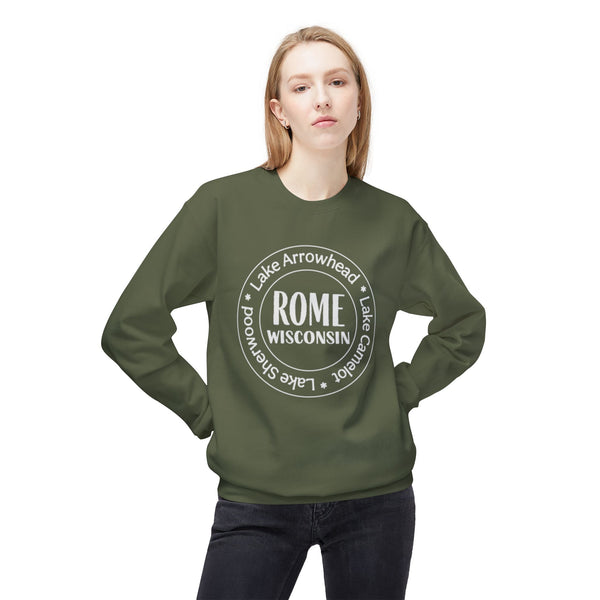 Rome Wisconsin Tri Lakes Fleece Crewneck Sweatshirt