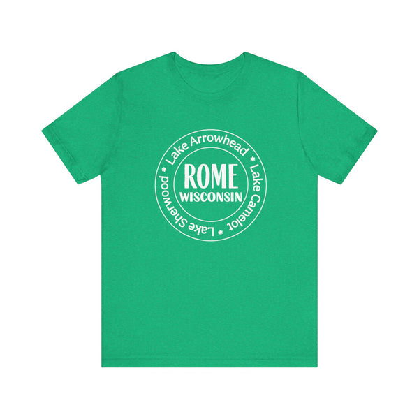Rome, Wisconsin Tri Lakes Unisex Jersey Short Sleeve Tee