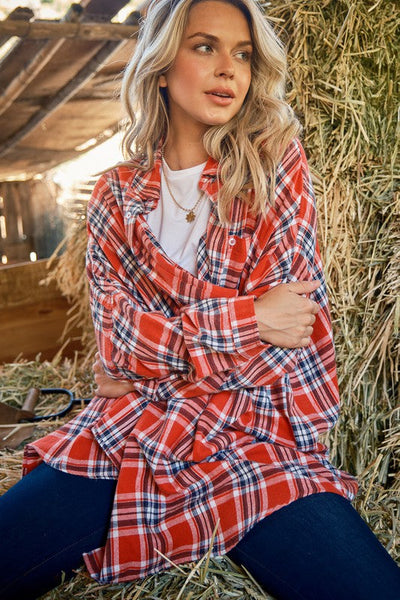 The Fireside Crush Plaid Button Down