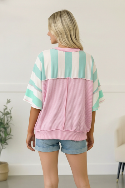 Mint Sugar Rush Colorblock Tee