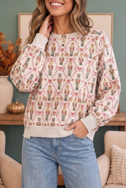 Nutcracker Sweet Printed Sweatshirt