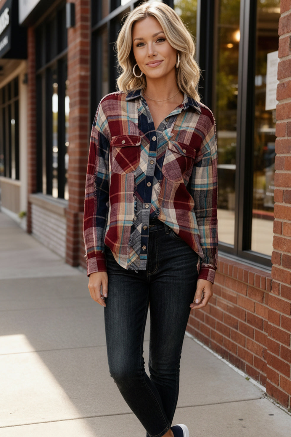 Rustic Remix Flannel Top