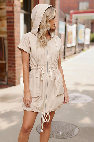 PLUS Catch Me Casual Zip Dress